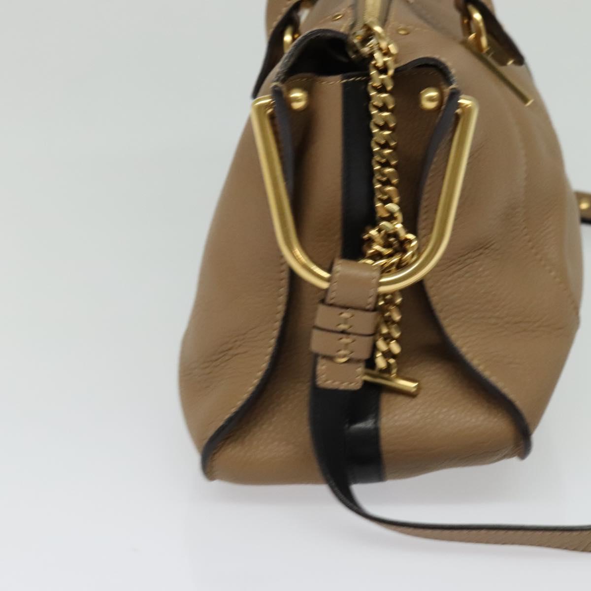 Chloe Hailey Bag - Beige Leather