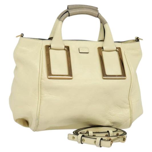 Chloe Etel Bag - White Leather
