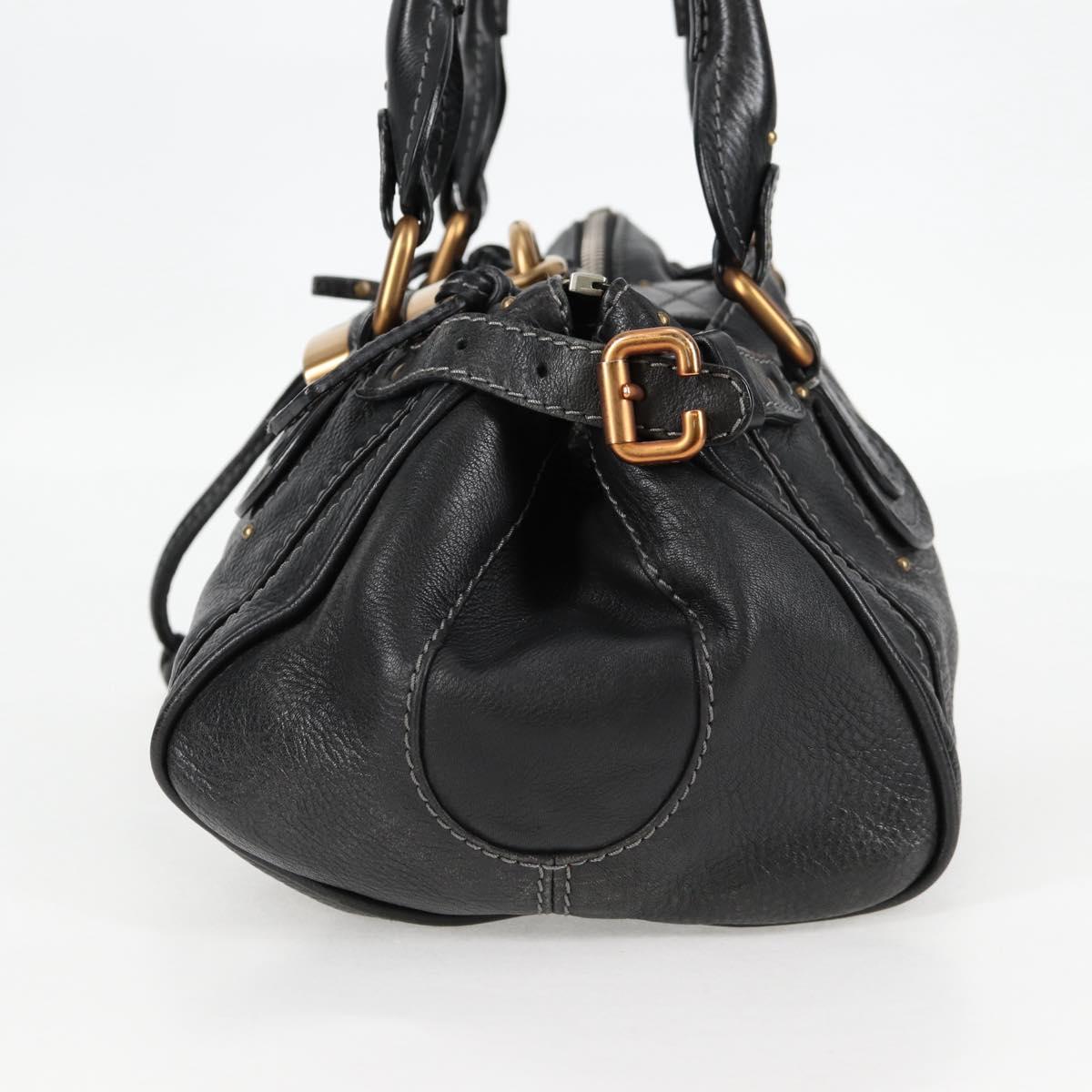 Chloe Paddington Bag - Black Leather