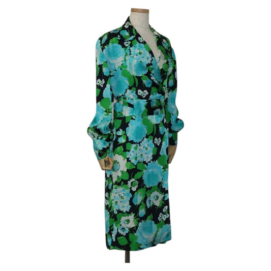 Celine Dress – Navy Silk