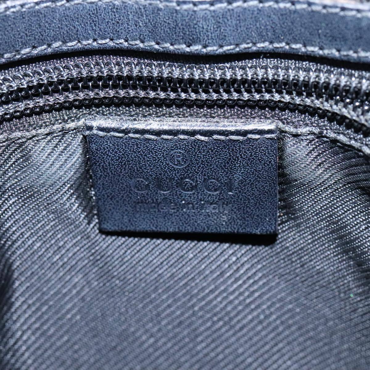 Gucci GG Canvas Shoulder Bag – Black