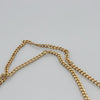 Christian Dior Trotter Canvas Chain Shoulder Bag – Black & Gold