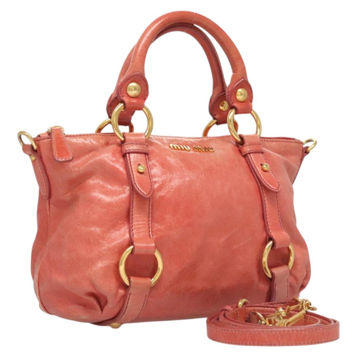 Miu Miu Bag – Rød Leather