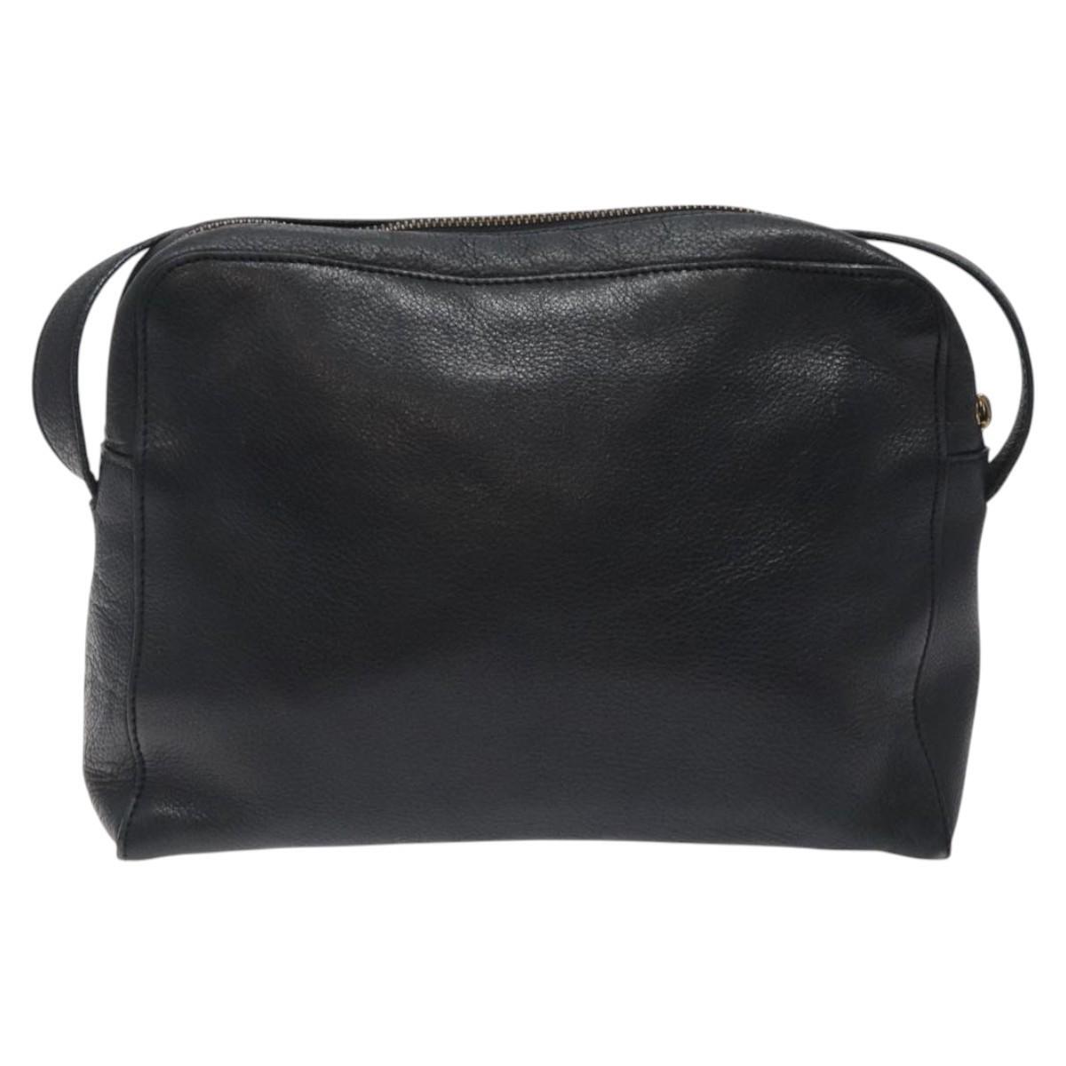 Celine Shoulder Bag – Black Leather