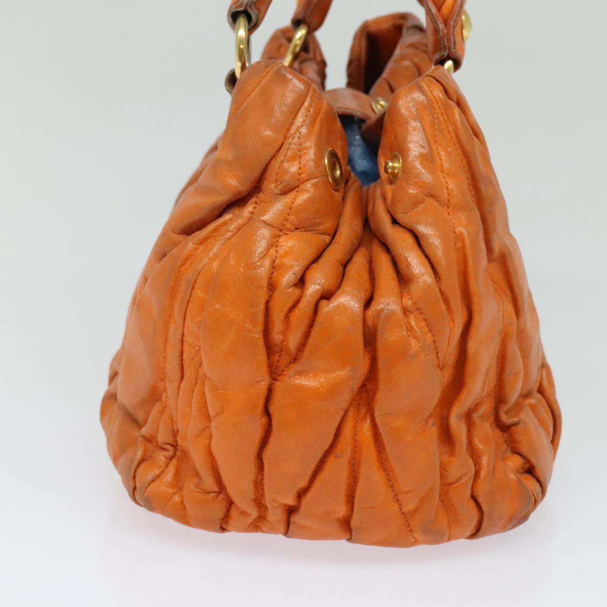 Miu Miu Matelasse Bag – Orange Leather