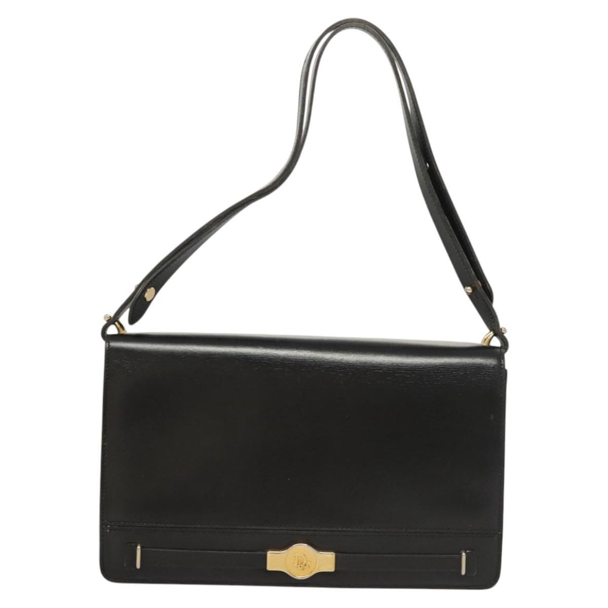 Dior Shoulder Bag – Black Leather