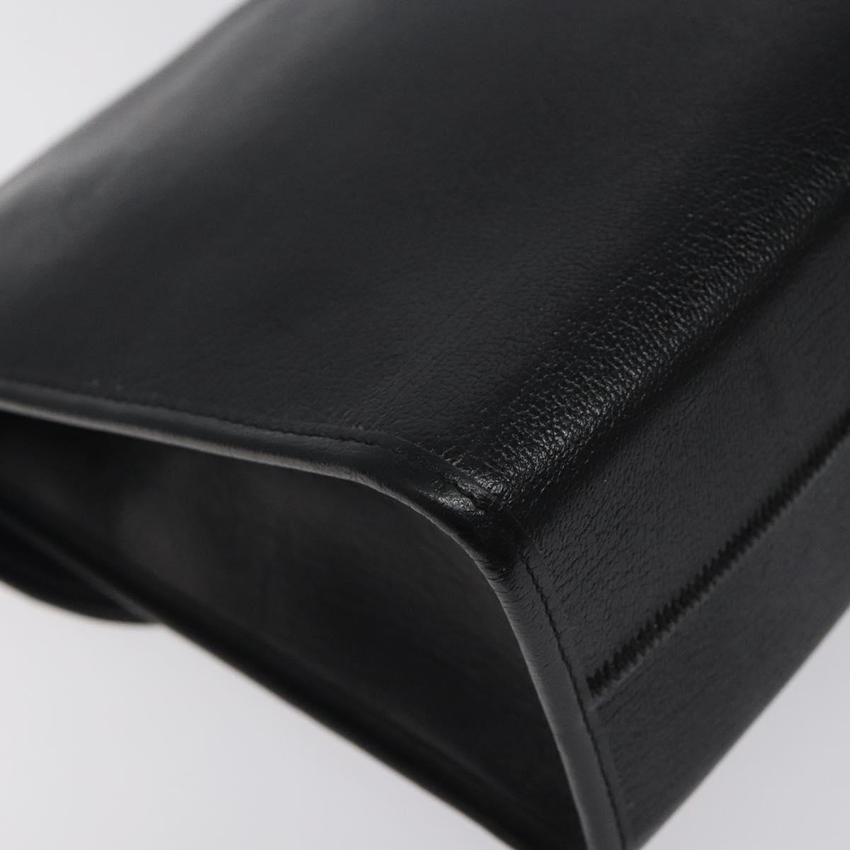 Dior Christian Shoulder Bag – Svart Lær Gull