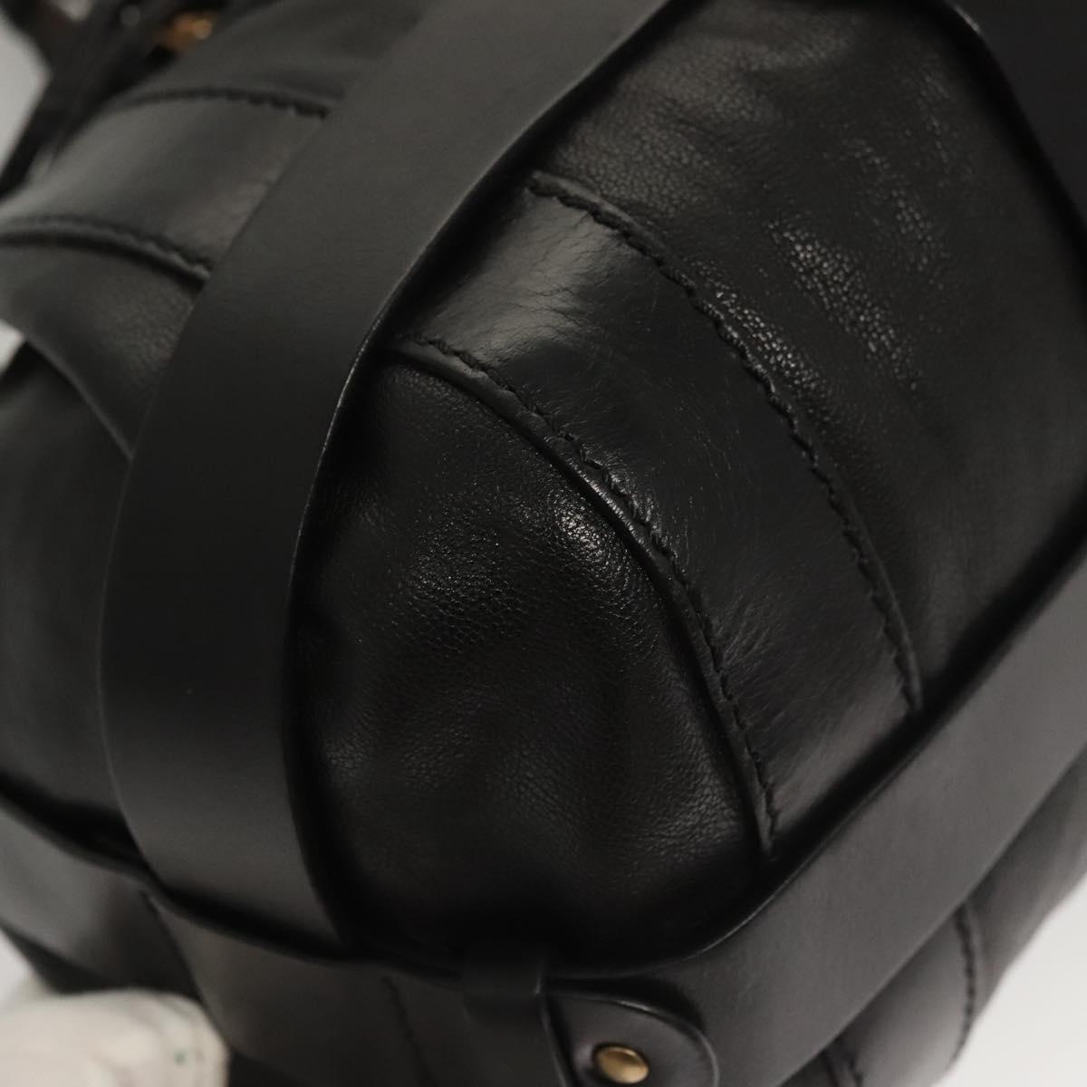 Chloe Kerala Horse Handbag - Black Leather