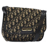 Dior Trotter Canvas Shoulder Bag – Black & Gold
