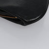 Celine Chain Gamaguchi Shoulder Bag – Black Leather