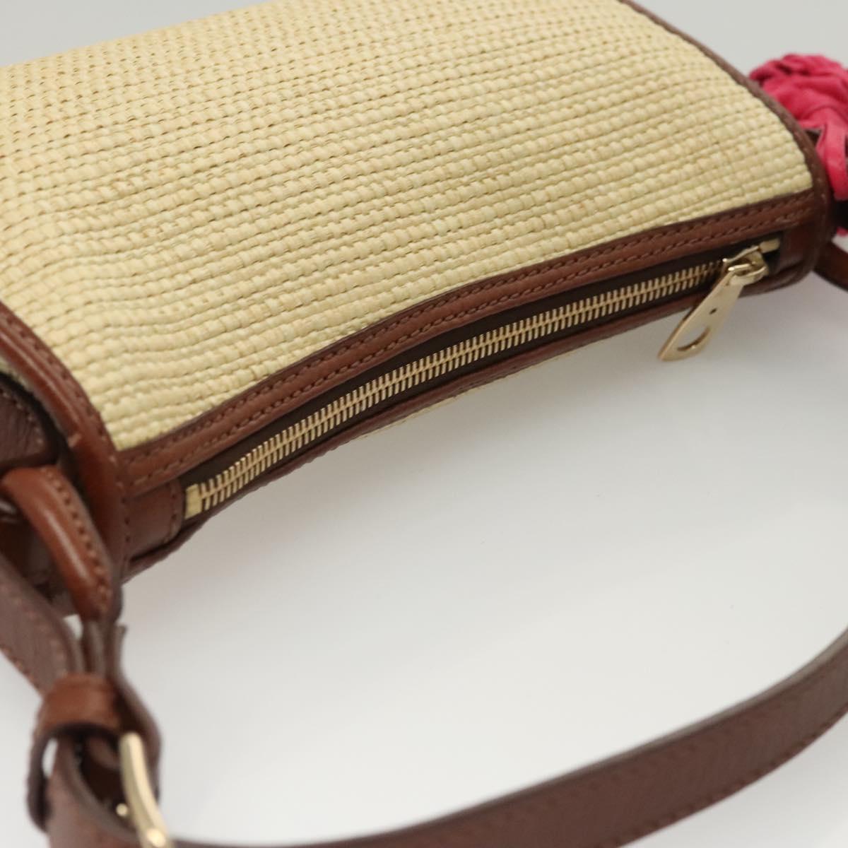 Celine Shoulder Bag – Beige Straw Leather