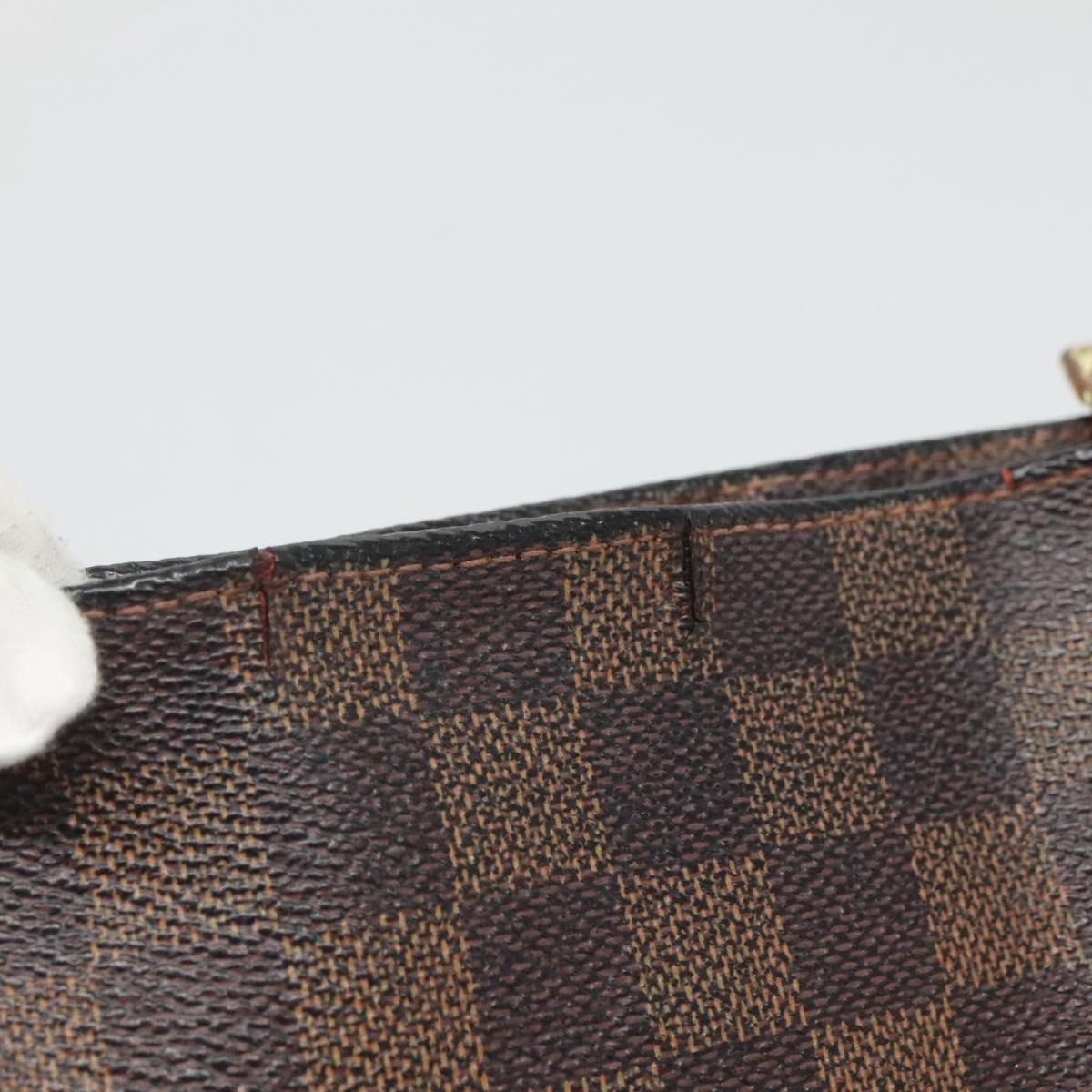 Louis Vuitton Pochette Accessoires – Damier Ebene Bag – Brun