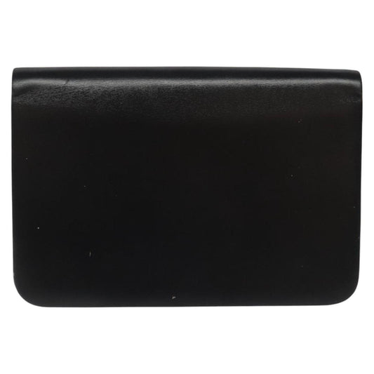 Christian Dior Chain Shoulder Bag – Black Leather Gold