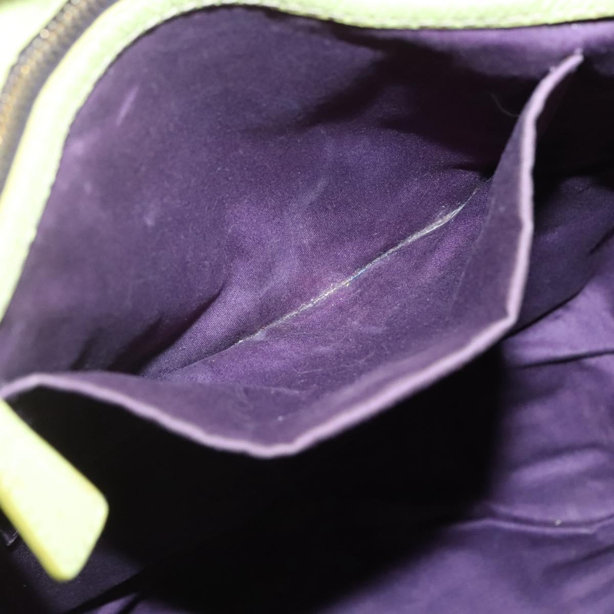Miu Miu Tote Bag – Grønn Patent Leather-Gull