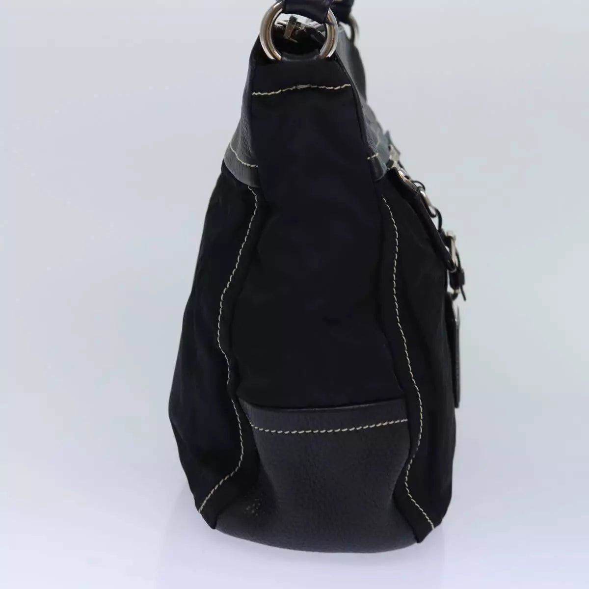 VINTAGE PRADA TESSUTO VITELLO DAINO SHOULDER BAG