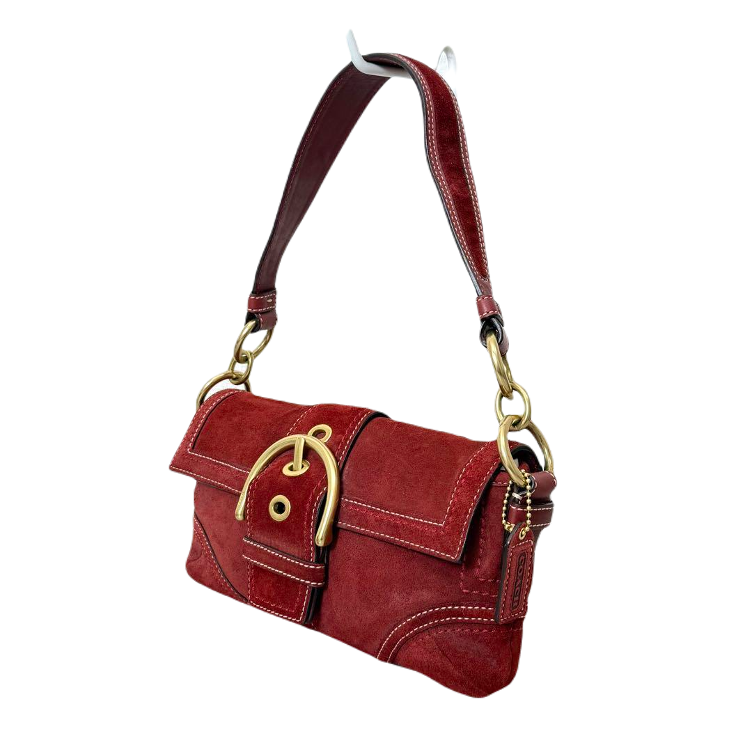 COACH SUEDE SHOULDER BAG - Brands Select