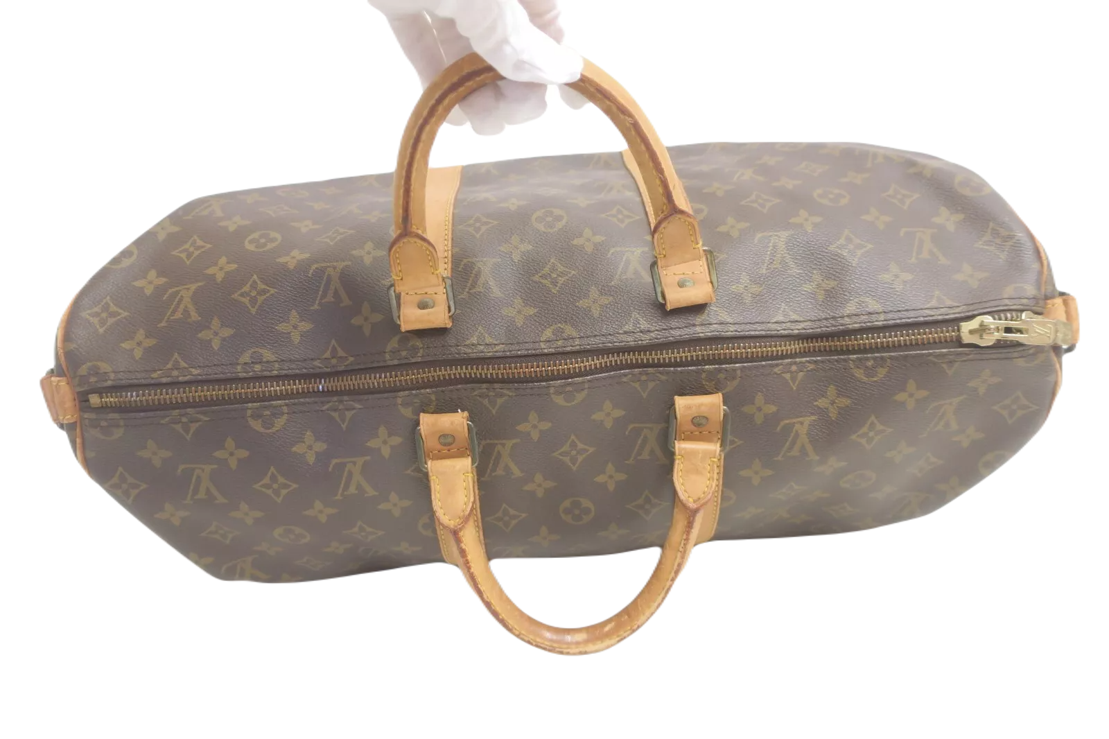 LOUIS VUITTON MONOGRAM KEEPALL 50 BANDOULIERE BAG - Brands Select