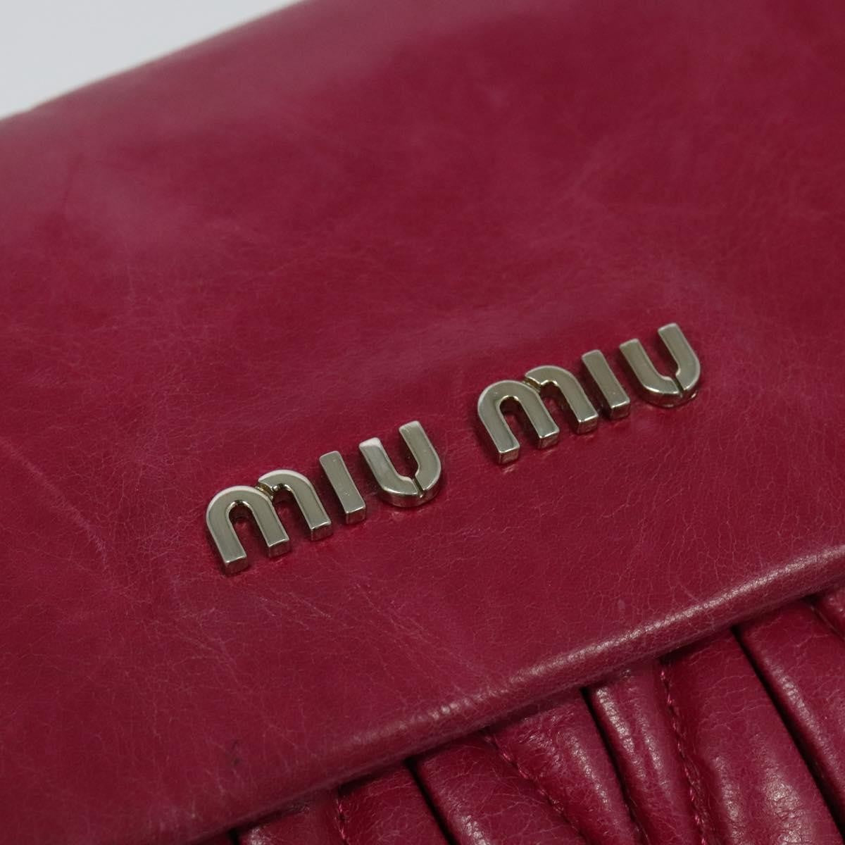 Miu Miu Matelasse Shoulder Bag – Pink Leather