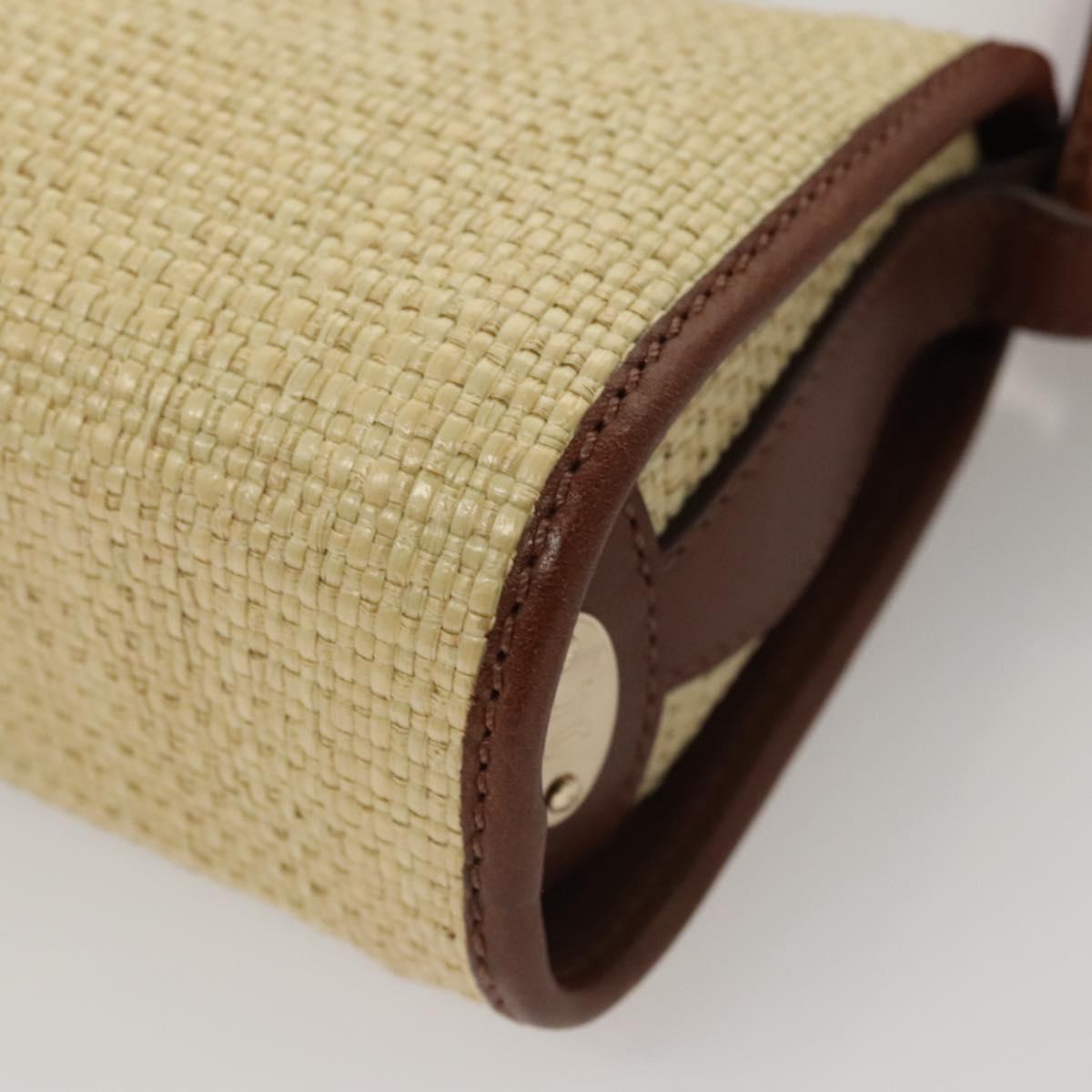 Celine Shoulder Bag – Beige Straw Leather