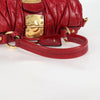 Miu Miu Matelasse Bag – Rød Leather