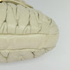 Miu Miu Matelasse Shoulder Bag – Ivory Gold Leather