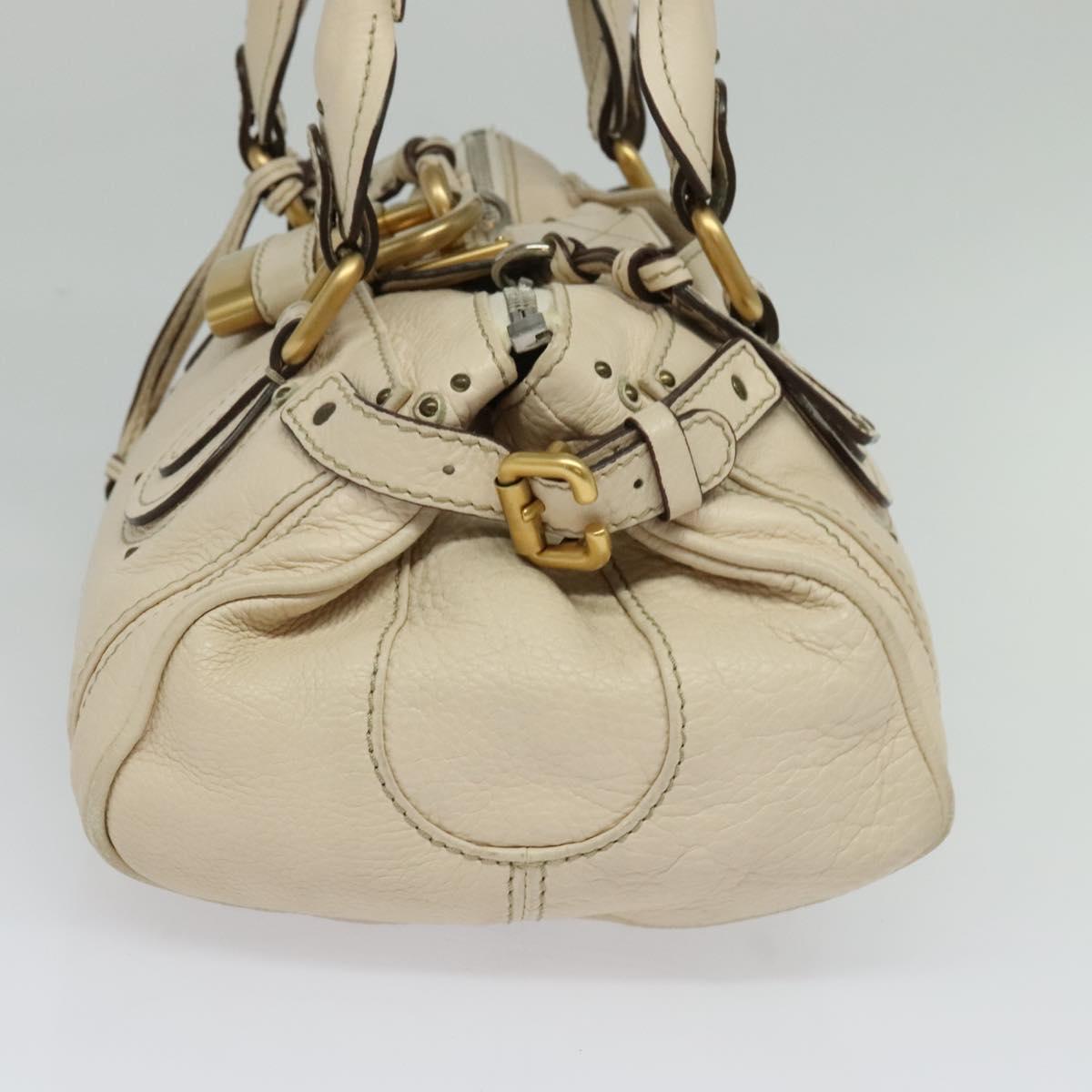 Chloe Paddington Bag - Cream Leather