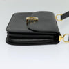 Celine Shoulder Bag – Black Leather Gold