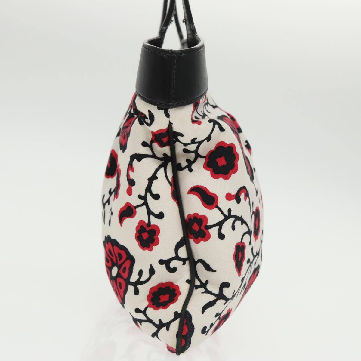 Miu Miu Bag – White Black Canvas Leather