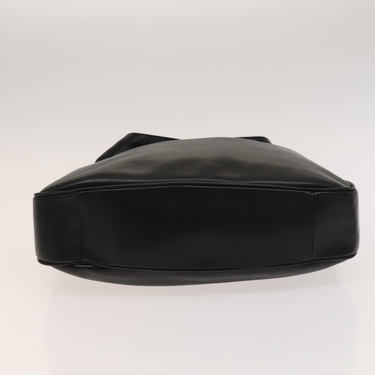 Gucci Bamboo Shoulder Bag – Black Leather