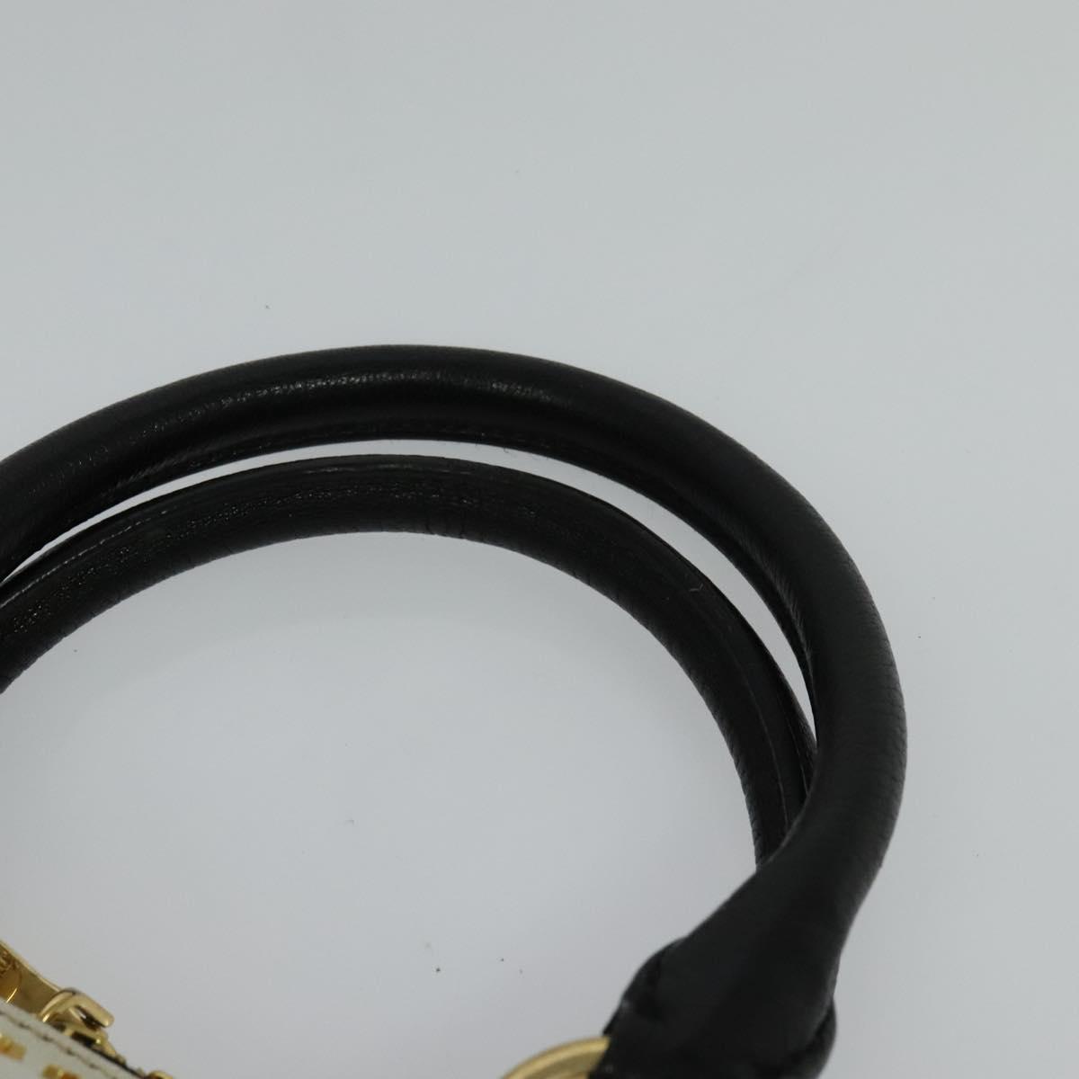Miu Miu Bag – White Gold Black Leather