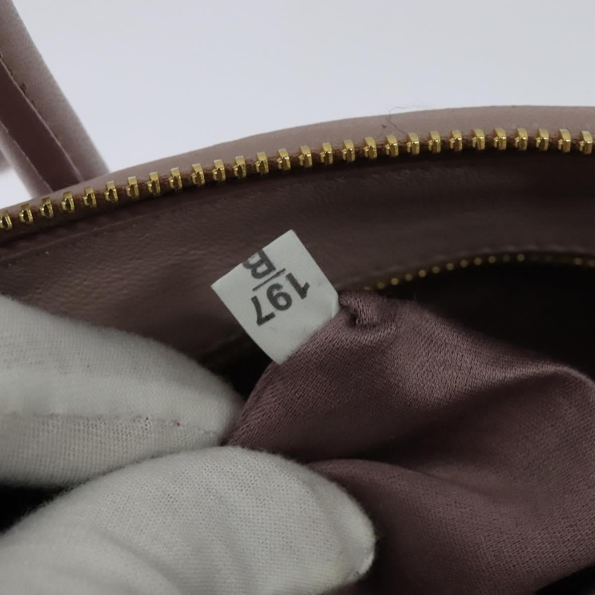 Miu Miu Matelasse Bag – Pink Leather