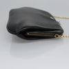 Celine Chain Gamaguchi Shoulder Bag – Black Leather