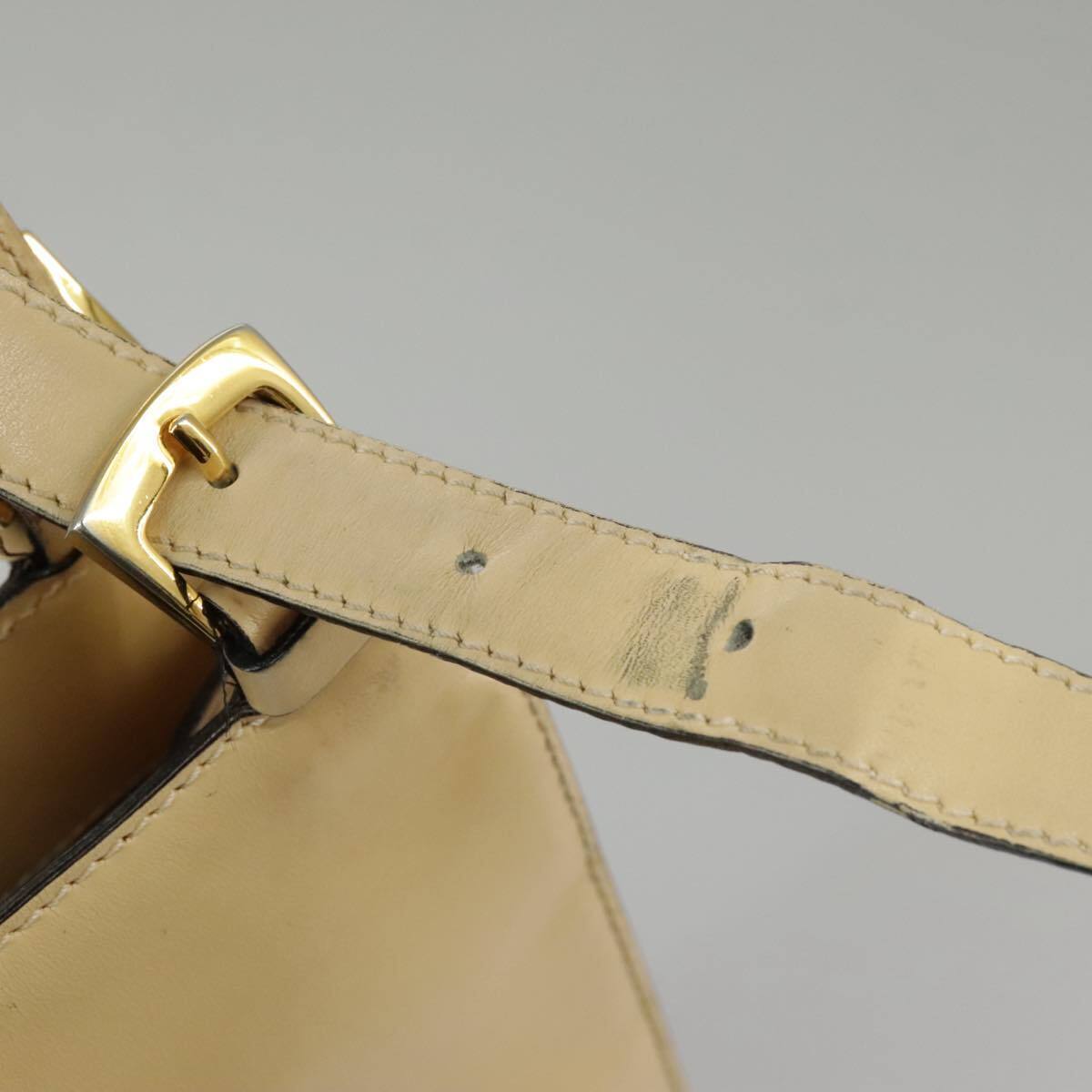 Celine Shoulder Bag – Beige Leather