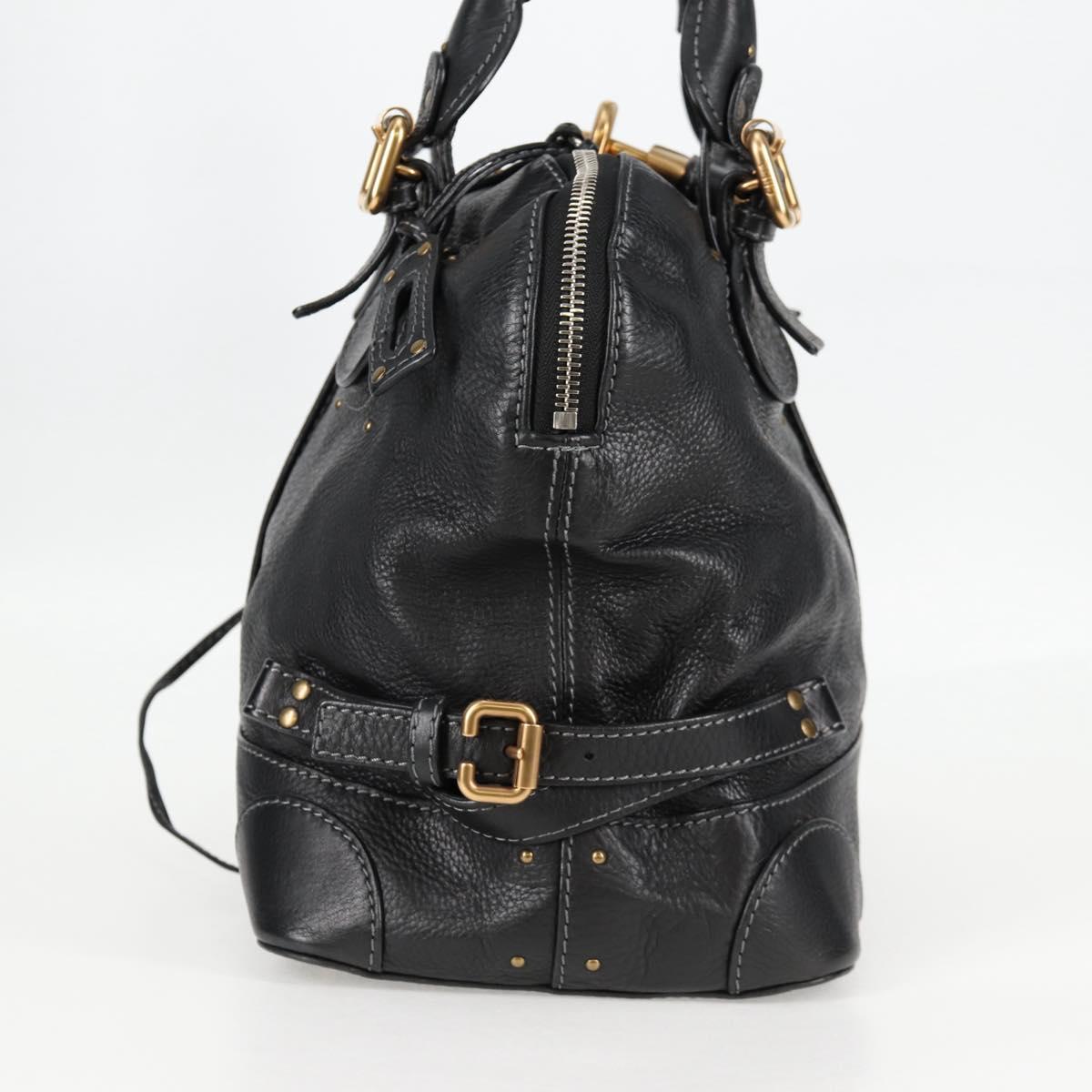 Chloe Paddington Bag - Black Leather