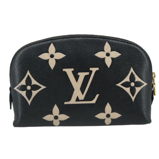 Louis Vuitton Monogram Empreinte Giant Pochette Cosmetic – Beige Leather