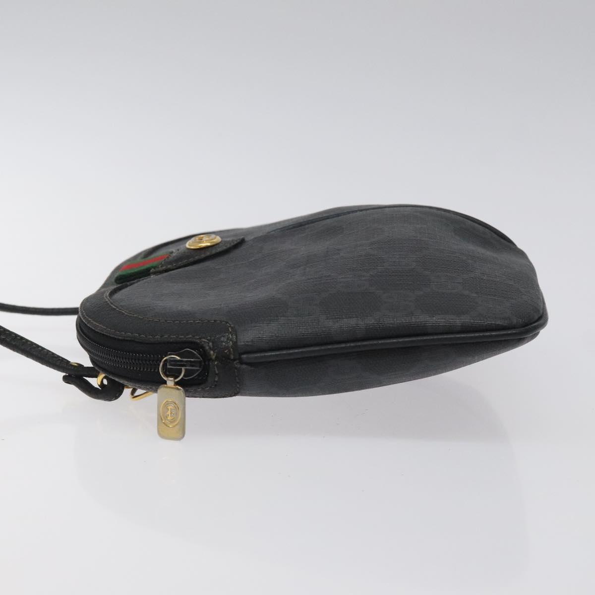 Gucci GG Supreme Web Sherry Line Bag – Black PVC Gold