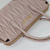 Miu Miu Matelasse Bag – Pink Leather
