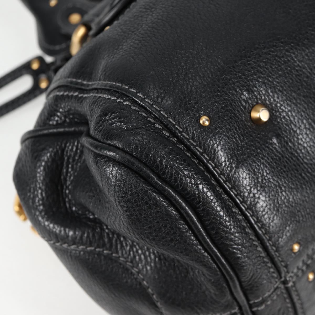 Chloe Paddington Bag - Black Leather