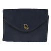 Christian Dior Honeycomb Canvas Chain Shoulder Bag – Black & Gold