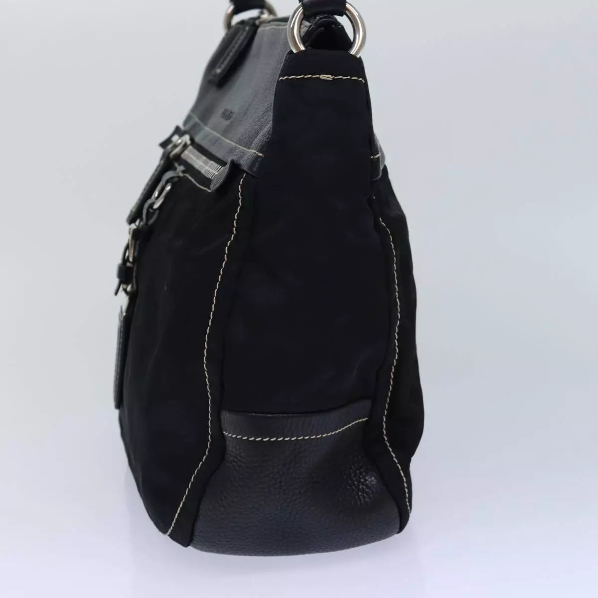 VINTAGE PRADA TESSUTO VITELLO DAINO SHOULDER BAG