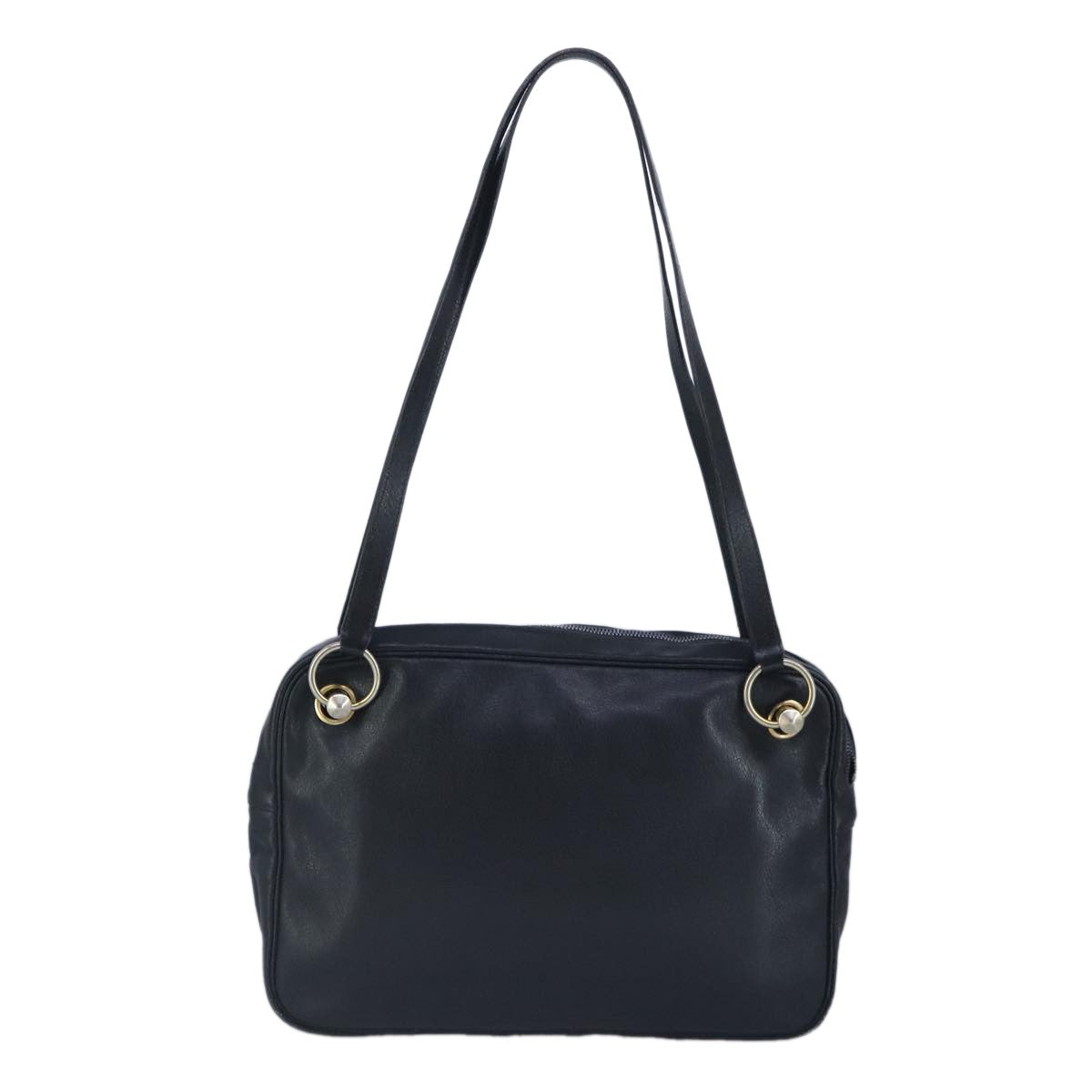 Dior Shoulder Bag – Black Leather Gold