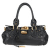 Chloe Paddington Bag - Black Leather