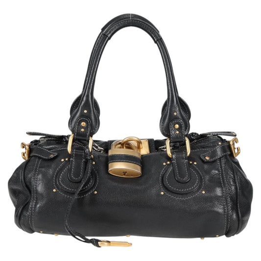 Chloe Paddington Bag - Black Leather