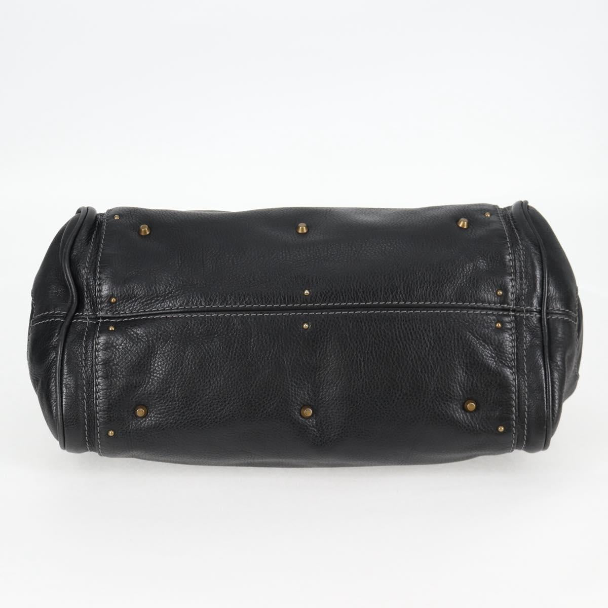 Chloe Paddington Bag - Black Leather