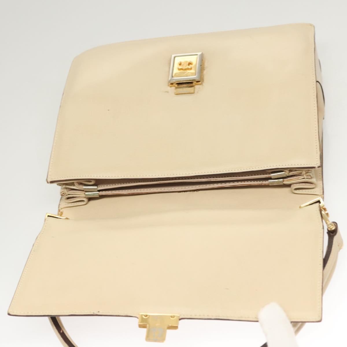 Celine Shoulder Bag – Beige Leather