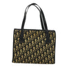 Dior Trotter Canvas Shoulder Bag – Black & Gold