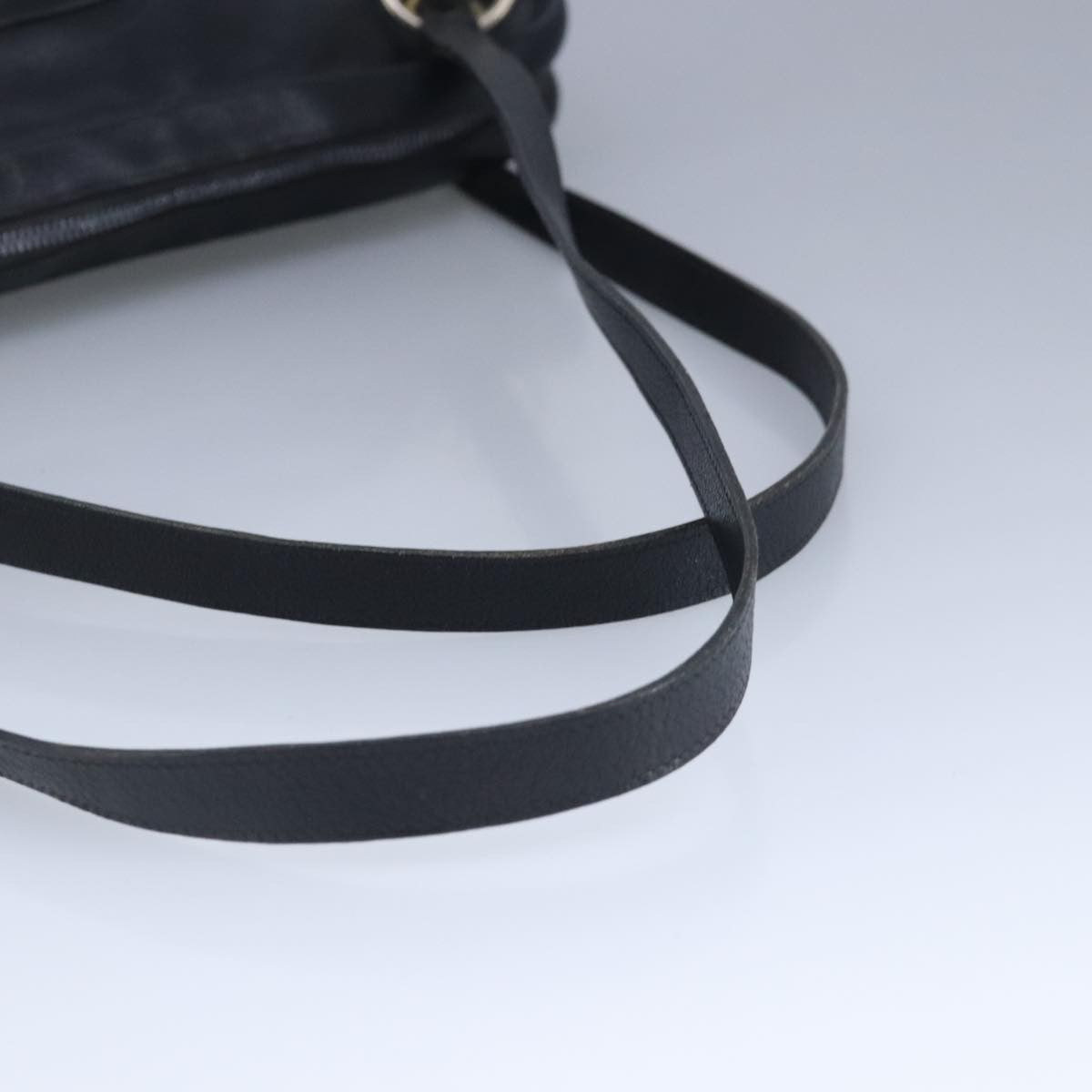 Dior Shoulder Bag – Black Leather Gold
