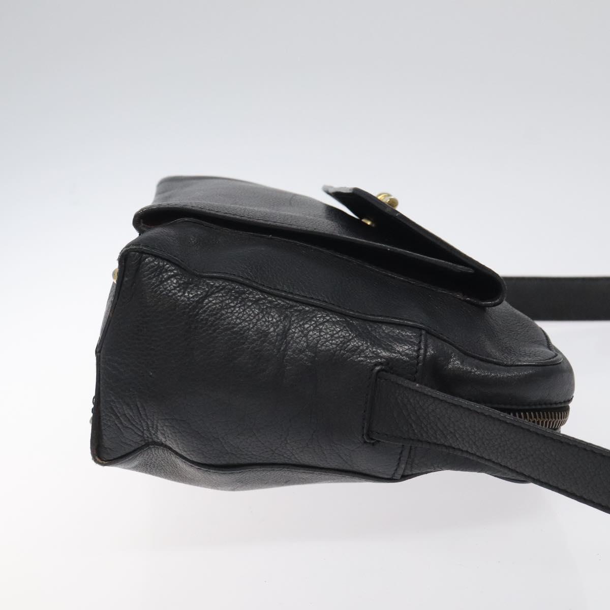 Celine Shoulder Bag – Black Leather