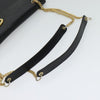 Dior Chain Shoulder Bag – Black Leather Gold