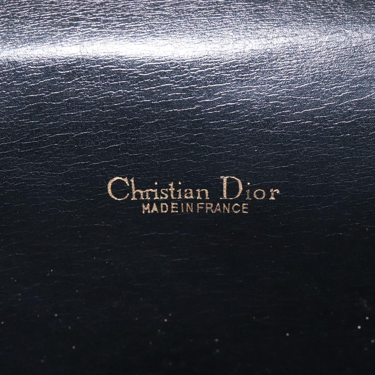 Dior Christian Shoulder Bag – Svart Lær Gull